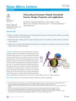 MXene-Based Elastomer Mimetic Stretchable Sensors: Design, Properties, and Applications