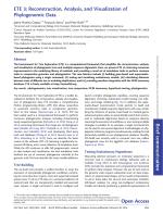 ETE 3: Reconstruction, Analysis, and Visualization of Phylogenomic Data
