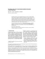 The State of the Art in Automating Usability Evaluation of User Interfaces