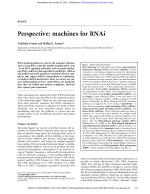 Perspective: machines for RNAi