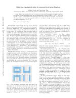Detecting topological order in a ground state wave function