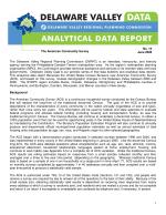 DELAWARE VALLEY DATA ANALYTICAL DATA REPORT