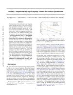 Extreme Compression of Large Language Models via Additive Quantization