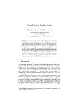 Towards Sensor Database Systems