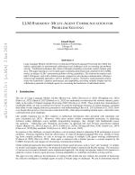 LLM Harmony: Multi-Agent Communication for Problem Solving