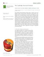 The Cambridge Structural Database
