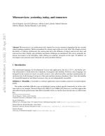 Microservices: yesterday, today, and tomorrow