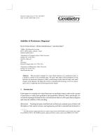 Stability of Persistence Diagrams