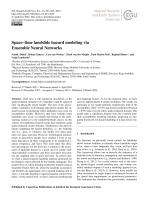 Space–time landslide hazard modeling via Ensemble Neural Networks