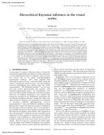 Hierarchical Bayesian inference in the visual cortex