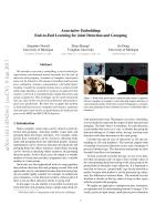 Associative Embedding: End-to-End Learning for Joint Detection and Grouping