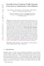 Versatile Scene-Consistent Traffic Scenario Generation as Optimization with Diffusion