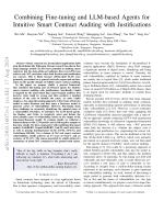 Combining Fine-tuning and LLM-based Agents for Intuitive Smart Contract Auditing with Justifications