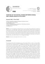 HOW BIG IS THE DIGITAL DIVIDE BETWEEN RURAL AND URBAN AREAS IN POLAND?