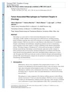 Tumor-Associated Macrophages as Treatment Targets in Oncology