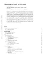 The Cosmological Constant and Dark Energy