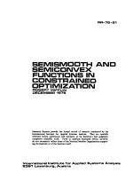 SEMISMOOTH AND SEMICONVEX FUNCTIONS IN CONSTRAINED OPTIMIZATION