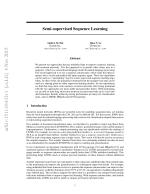 Semi-supervised Sequence Learning