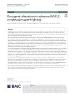 Oncogenic alterations in advanced NSCLC: a molecular super-highway