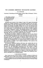 THE ANAEROBIC MESOPHILIC CELLULOLYTIC BACTERIA