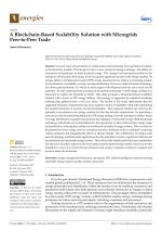 A Blockchain-Based Scalability Solution with Microgrids Peer-to-Peer Trade