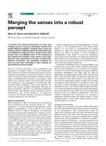 Merging the senses into a robust percept