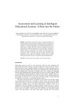 Assessment and Learning in Intelligent Educational Systems: A Peek into the Future