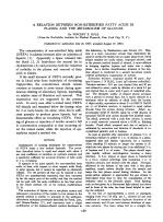 A RELATION BETWEEN NON-ESTERIFIED FATTY ACIDS IN PLASMA AND THE METABOLISM OF GLUCOSE