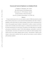 Forecast and Control of Epidemics in a Globalized World