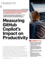Measuring GitHub Copilot’s Impact on Productivity