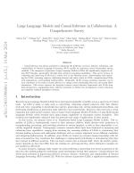 Large Language Models and Causal Inference in Collaboration: A Comprehensive Survey