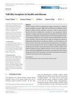 Toll-like receptors in health and disease
