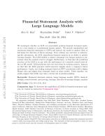 Financial Statement Analysis with Large Language Models