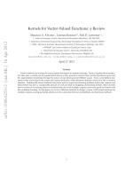 Kernels for Vector-Valued Functions: a Review