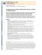 Antidepressant Drug effects and Depression Severity: A Patient-Level Meta-Analysis