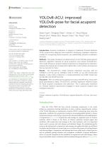 YOLOv8-ACU: improved YOLOv8-pose for facial acupoint detection