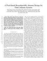 A Pixel-based Reconfigurable Antenna Design for Fluid Antenna Systems