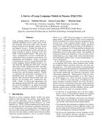 A Survey of Large Language Models in Finance (FinLLMs)