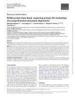 RCSB protein Data Bank: exploring protein 3D similarities via comprehensive structural alignments