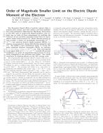 Order of Magnitude Smaller Limit on the Electric Dipole Moment of the Electron