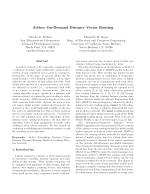 Ad-hoc On-Demand Distance Vector Routing