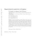 Magneto-optical conductivity in Graphene