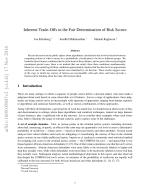 Inherent Trade-Offs in the Fair Determination of Risk Scores