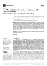 Novel Robust Stability Criteria for Lur'e Systems with Time-Varying Delay