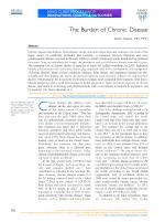 The Burden of Chronic Disease