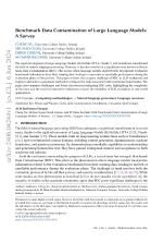 Benchmark Data Contamination of Large Language Models: A Survey
