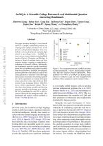 SceMQA: A Scientific College Entrance Level Multimodal Question Answering Benchmark