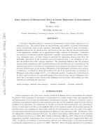 Some Aspects of Measurement Error in Linear Regression of Astronomical Data