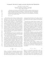 Community detection in complex networks using Extremal Optimization