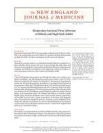Respiratory Syncytial Virus Infection in Elderly and High-Risk Adults